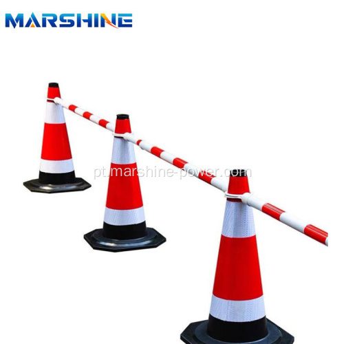 Cones de tráfego de pvc de barreira de estrada plástica
